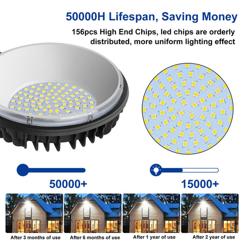 Karjoefar barn light with wall-mount option enables quick installation.