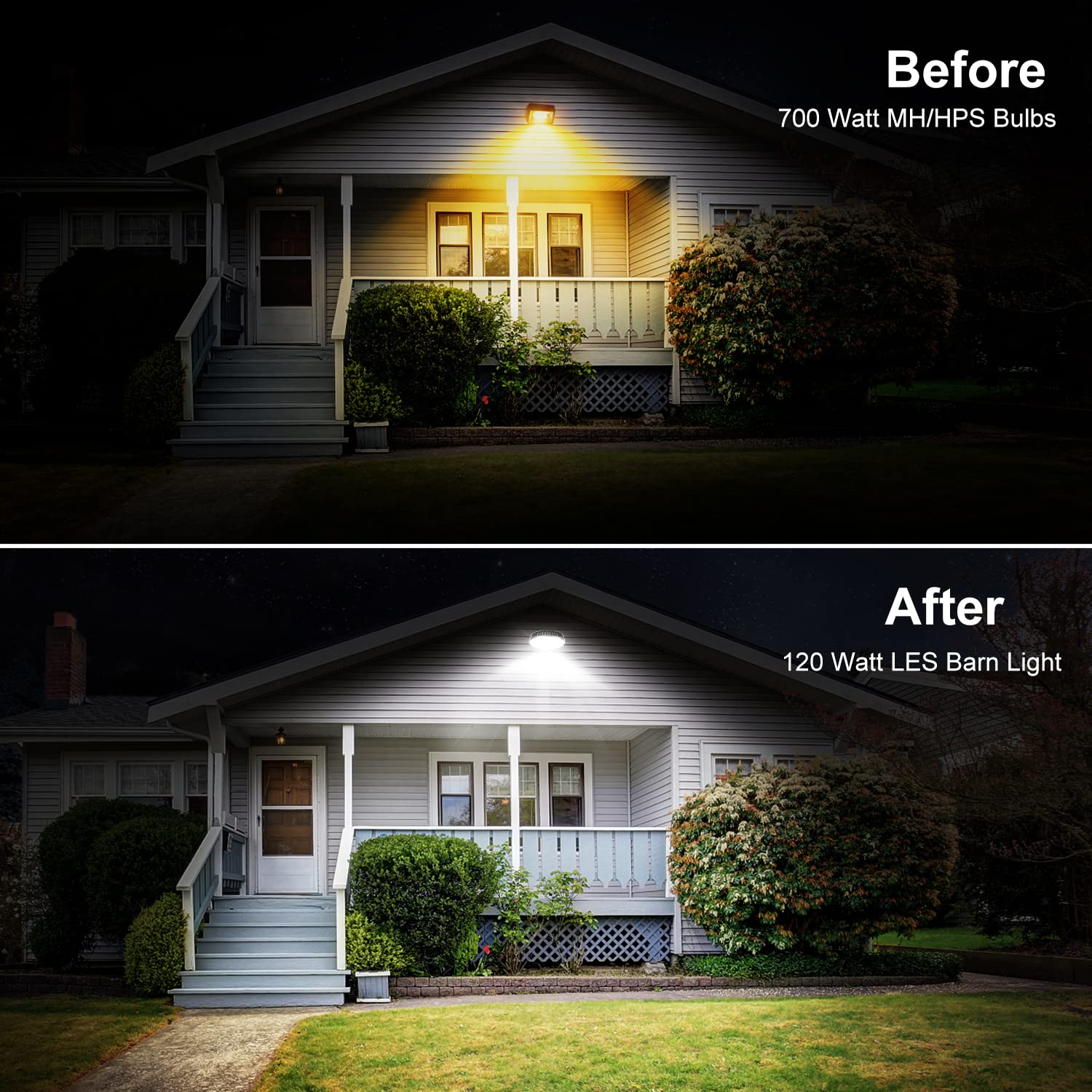 Karjoefar LED light with IP65 waterproofing withstands rain and dust.