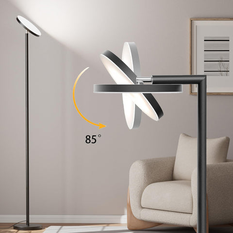 Karjoefar floor lamp remote control for easy brightness and color temperature adjustment