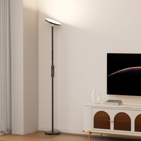 Karjoefar floor lamp with stable 7.7-pound base prevents tipping