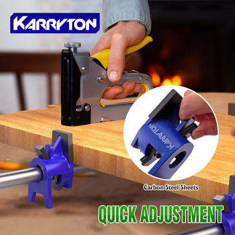 KARRYTON throat depth of 1-11/16 inches fits thick workpieces