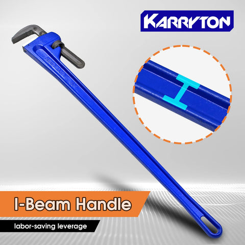 KARRYTON heavy-duty wrench suitable for gas lines, oil fields, and construction