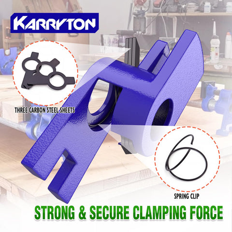KARRYTON clamps with acme thread spindle for smooth operation