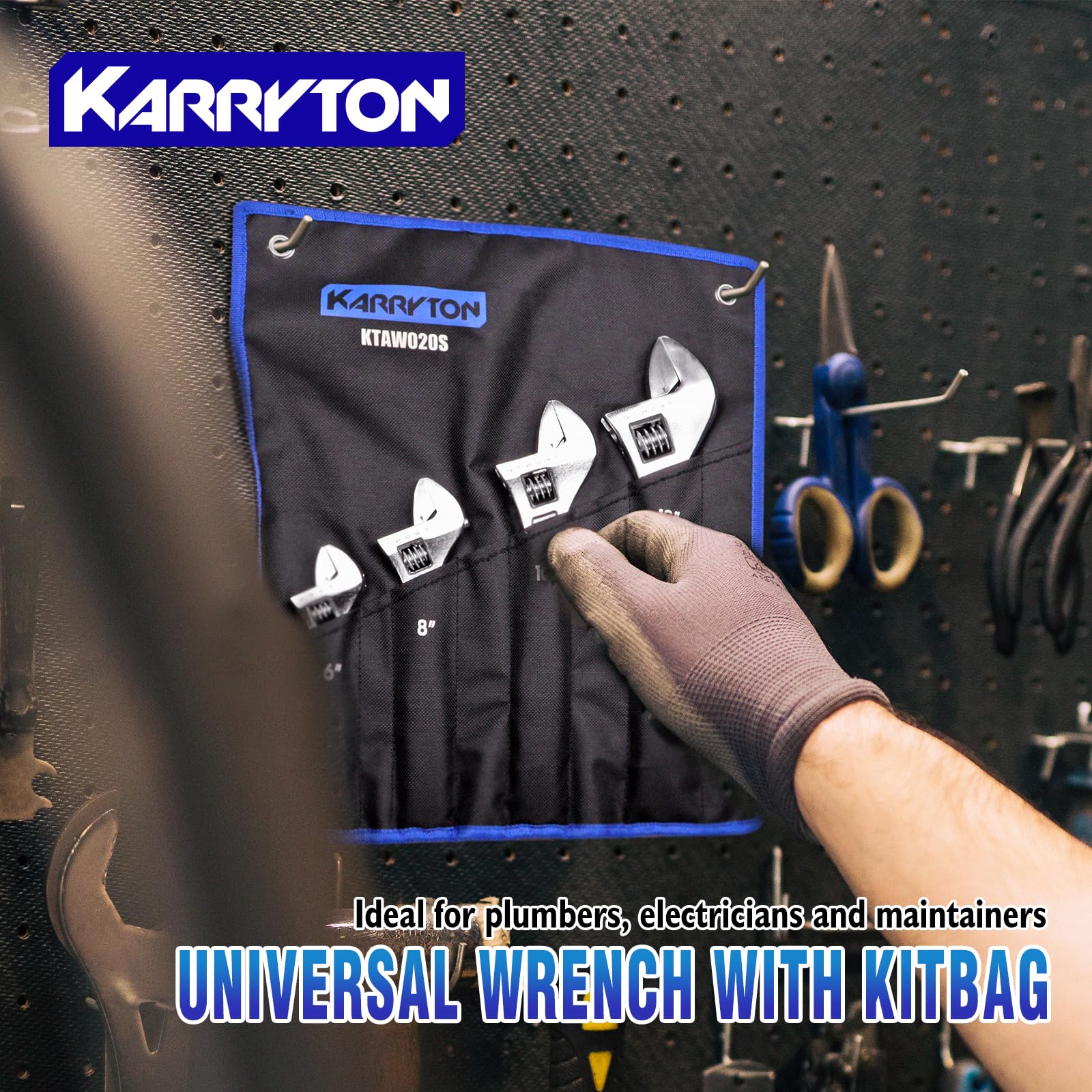 KARRYTON durable CR-V steel construction ensures long-lasting performance