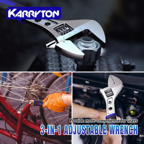 KARRYTON scales display SAE and metric measurements for precise sizing