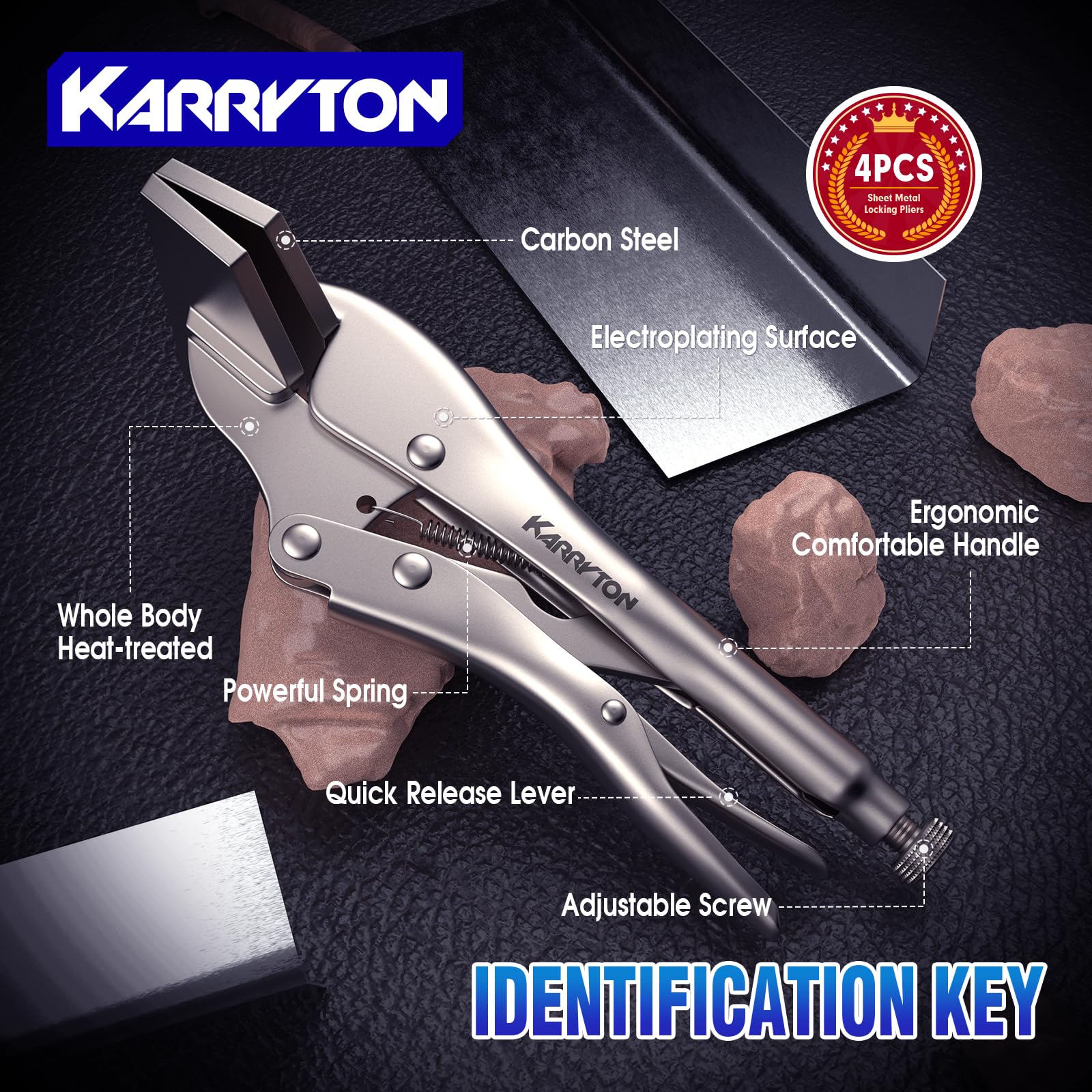 KARRYTON carbon steel construction delivers durable performance in tough environments.