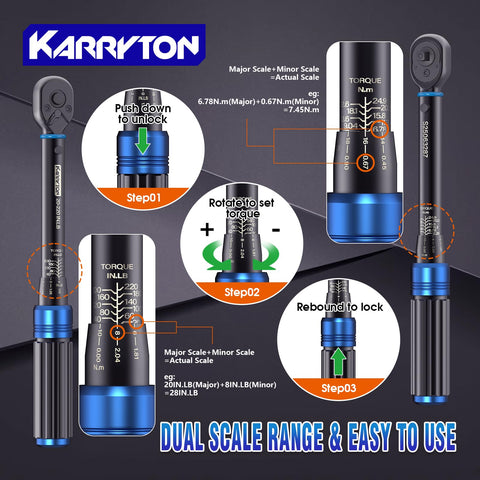 KARRYTON extension bars enabling access to recessed bolts