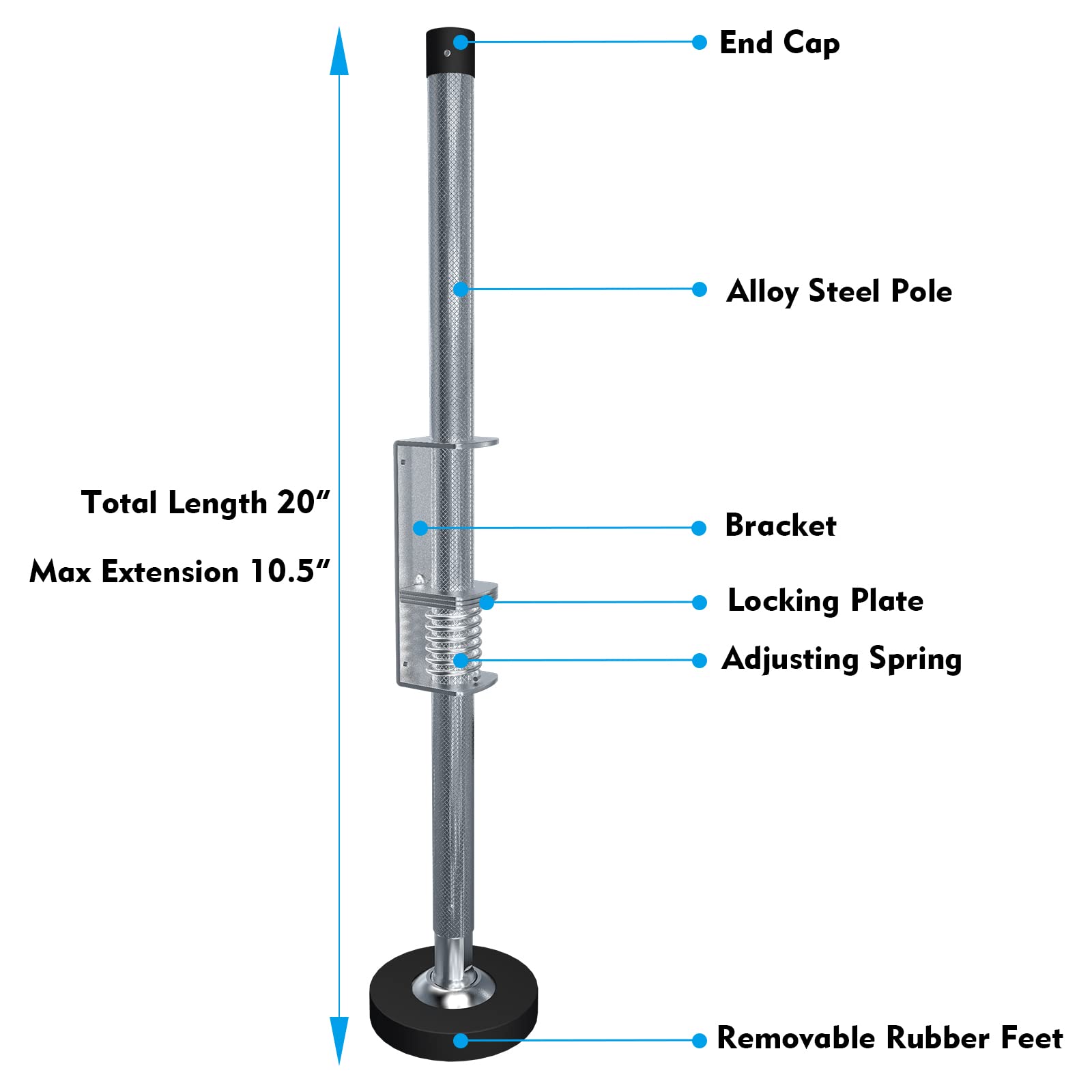 KARRYTON anti-slip foot demonstrating ground grip on uneven surfaces