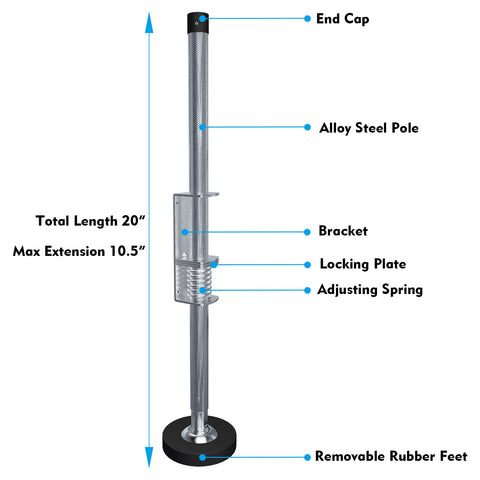 KARRYTON anti-slip foot demonstrating ground grip on uneven surfaces