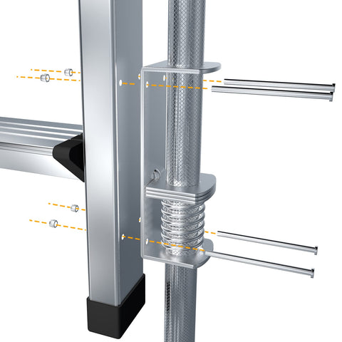 KARRYTON extension adjustment feature enabling precise ladder height on stairs