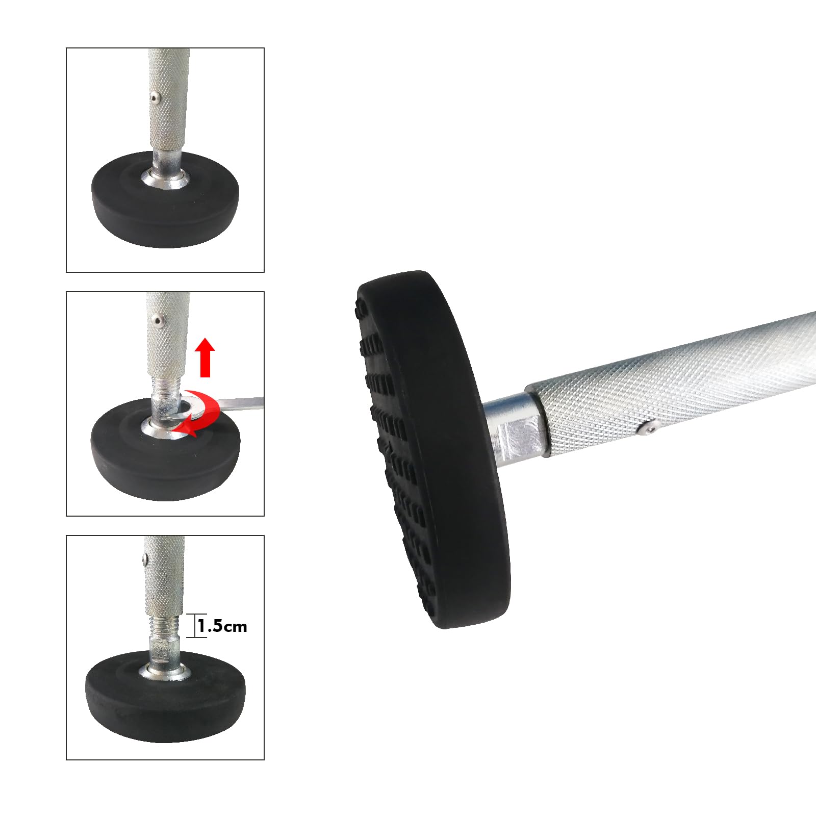 KARRYTON levelers used on stairs to improve balance during tasks