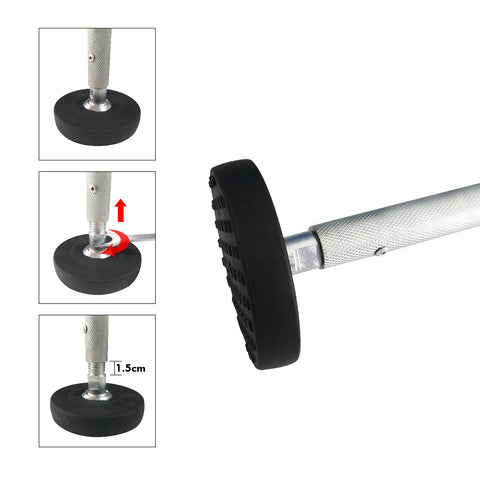 KARRYTON levelers used on stairs to improve balance during tasks