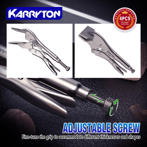 KARRYTON nickel-plated surface resists rust for long-lasting reliability.
