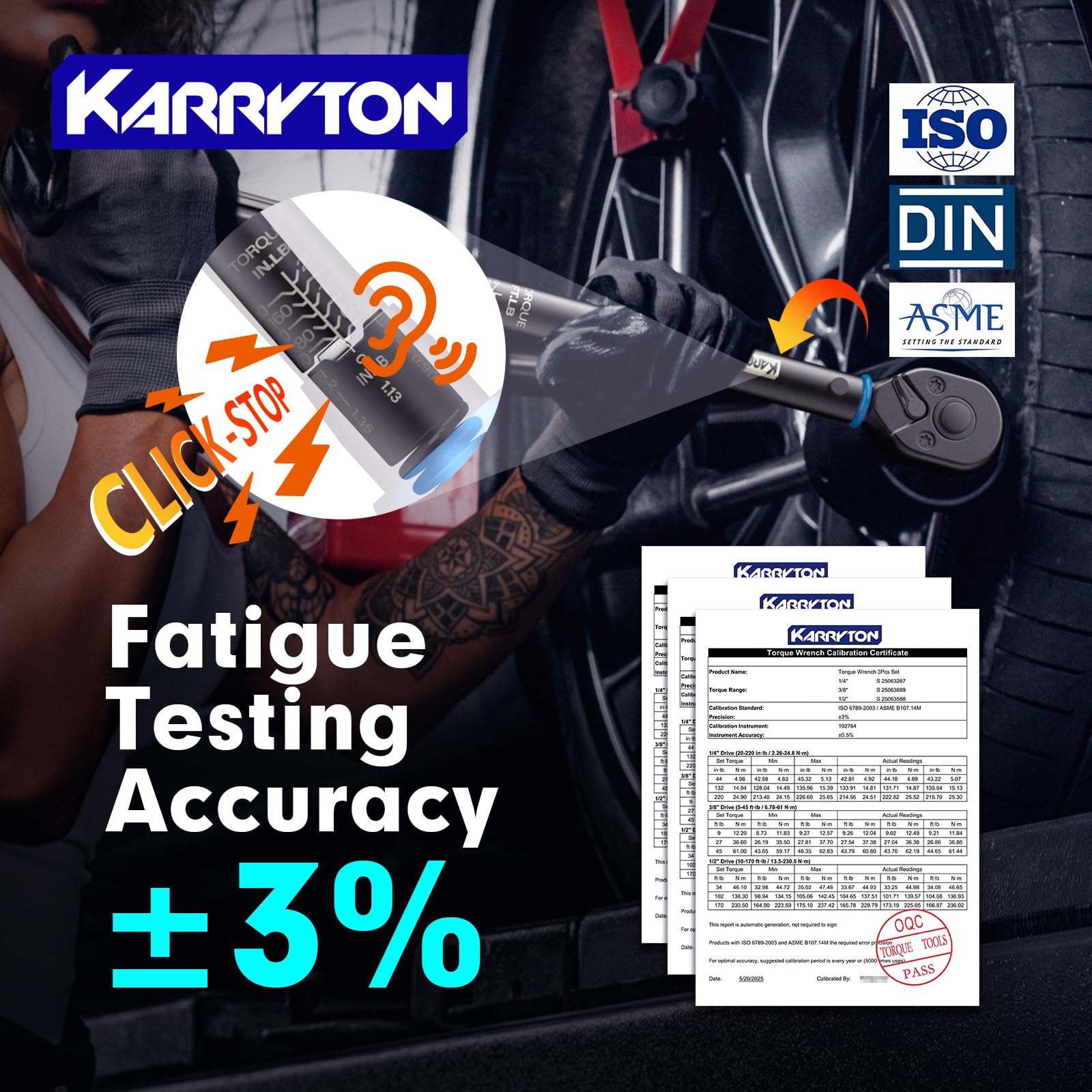 KARRYTON 16pc socket set offering versatile fastener compatibility