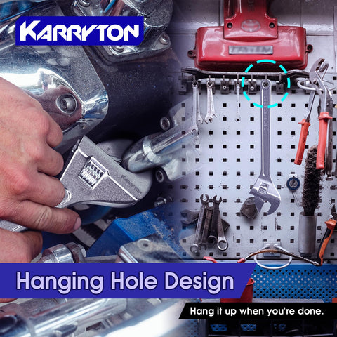 KARRYTON wrench in auto repair setup demonstrates adaptability