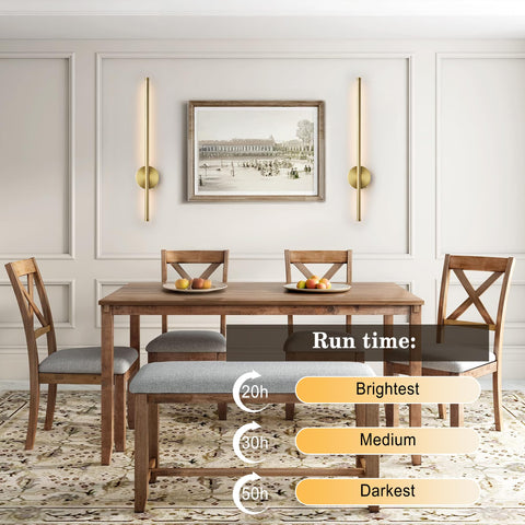KARTOOSH sconce with 3-color temperature from warm to cool ambiance.