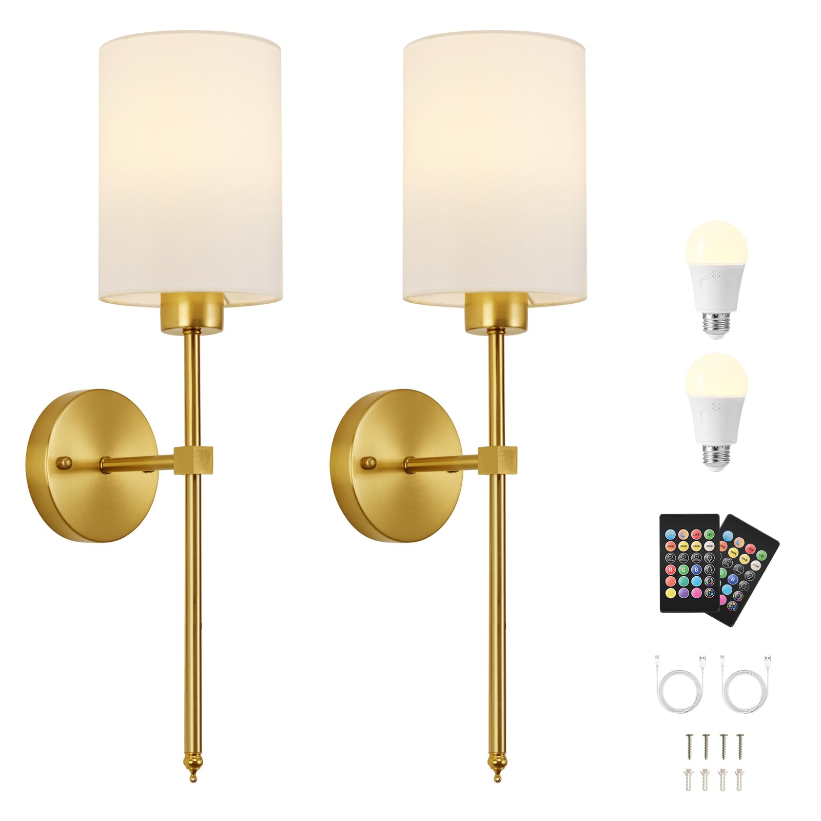 KARTOOSH versatile sconce set for bedrooms and living spaces.