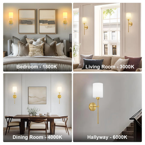 KARTOOSH rechargeable sconce lasts long between charges for nightly use.