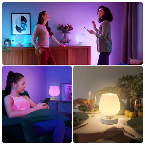 KARTOOSH lamp in living room setup creating cozy ambiance