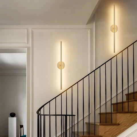 KARTOOSH gold-toned wall sconce ideal for entryways and hallways