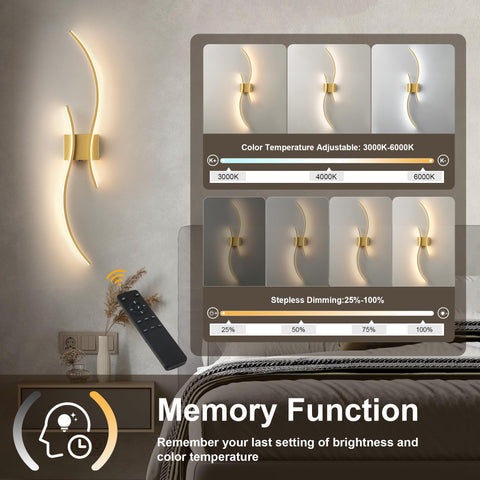 KARTOOSH memory function recalls last brightness and color setting.