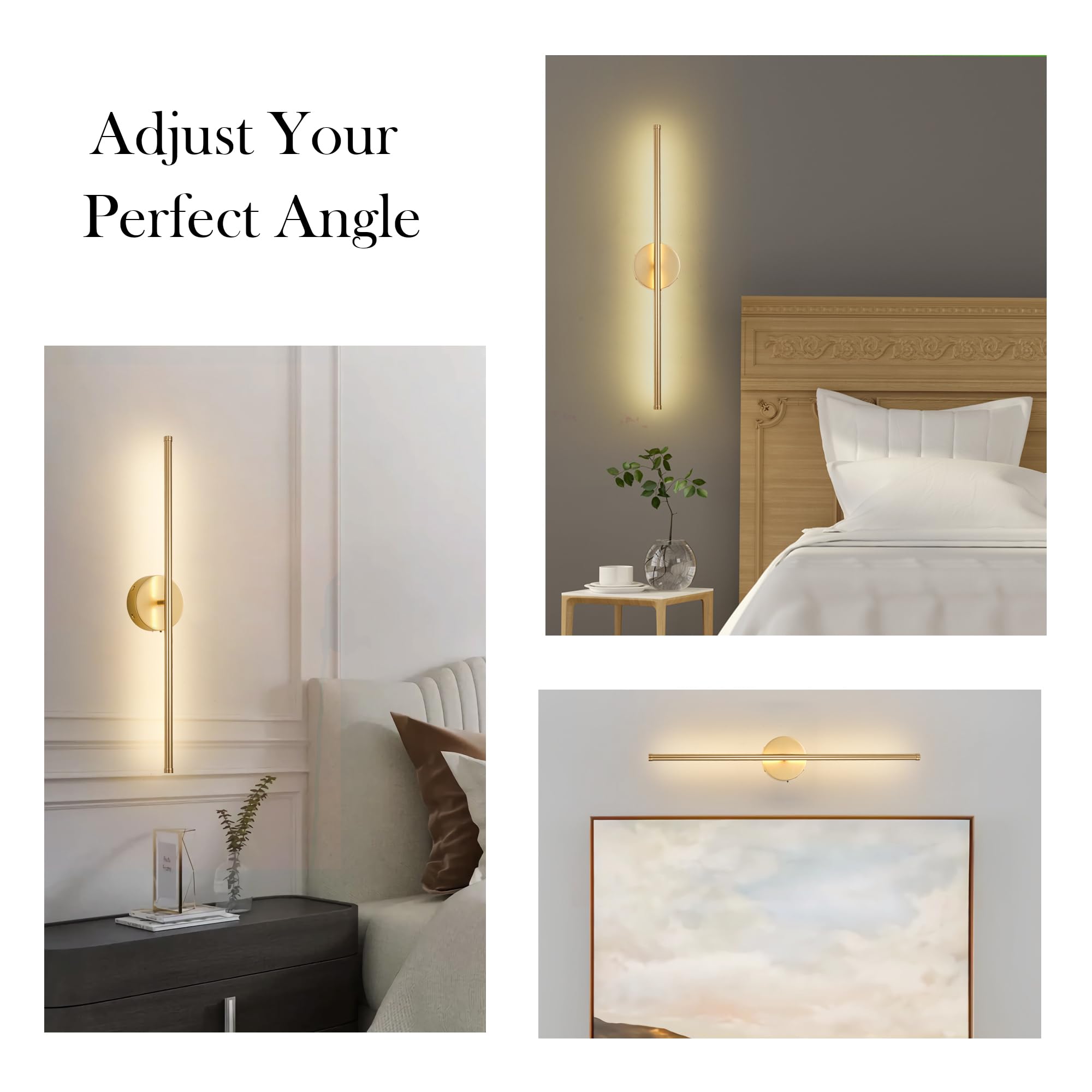 KARTOOSH pack of two wall sconces with included mounting hardware
