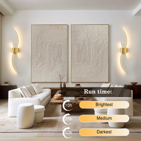 KARTOOSH remote-controlled dimmable wall light enhances convenience and comfort.