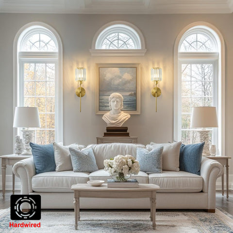 KARTOOSH wall sconce ambiance enhances hallway lighting and mood.