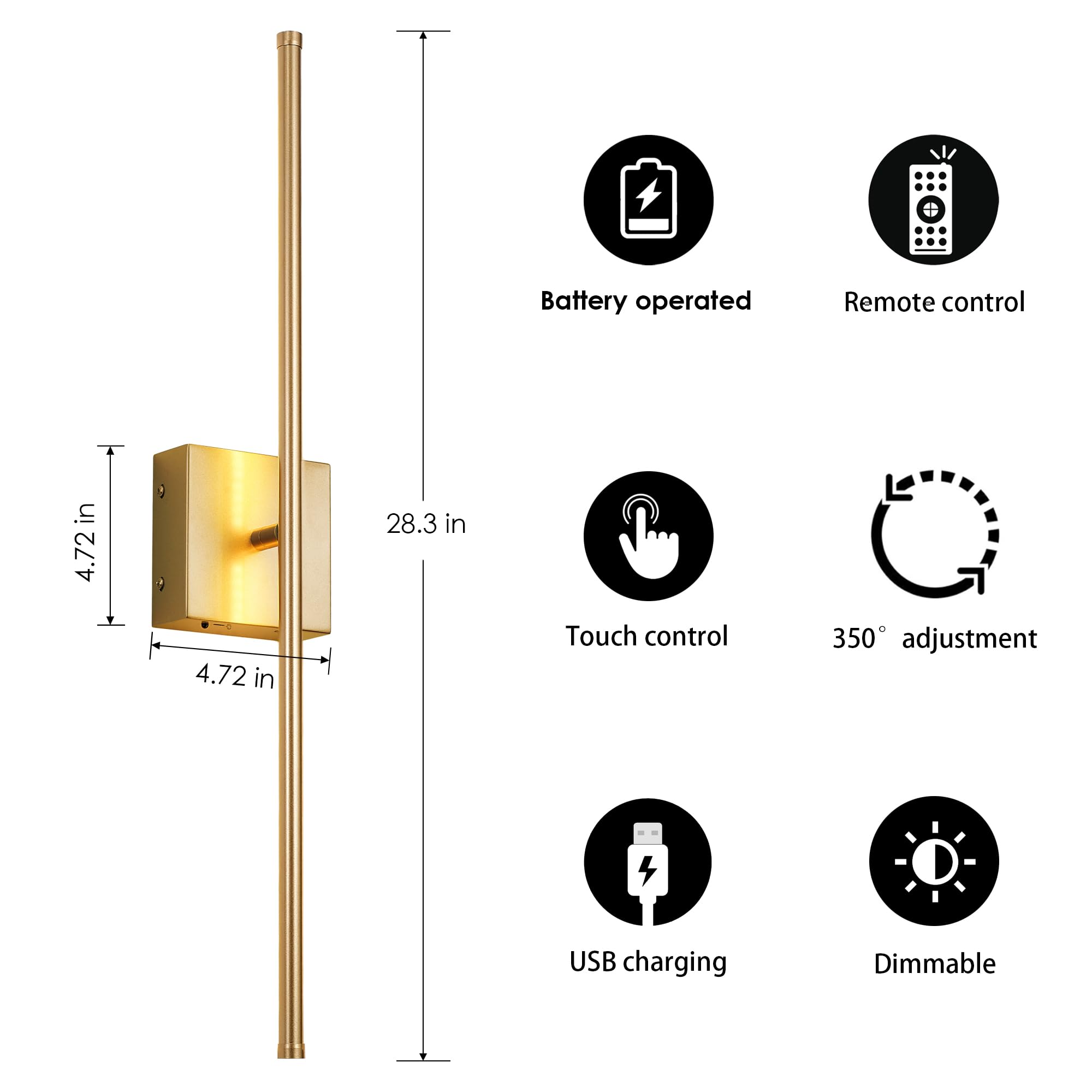 KARTOOSH two-pack wall sconces for a coordinated hallway lighting look.