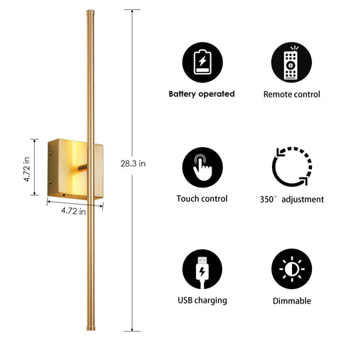 KARTOOSH two-pack wall sconces for a coordinated hallway lighting look.