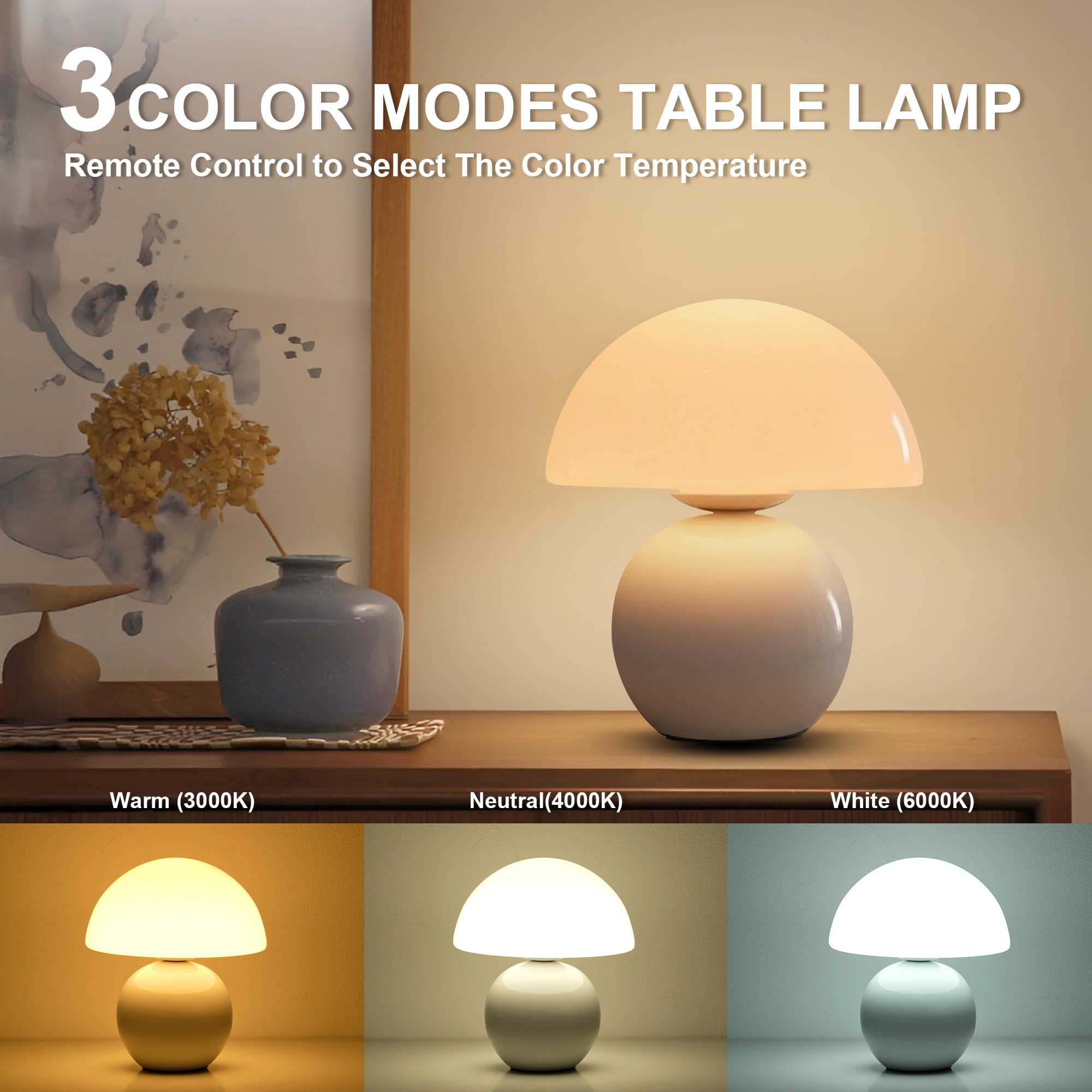 KARTOOSH dimmable brightness from 10% to 100% for precise ambiance.
