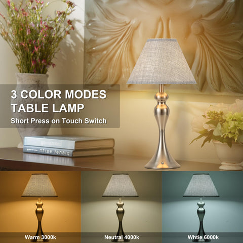 KARTOOSH lamp touch control dimming close-up demonstrates stepless ambient control.