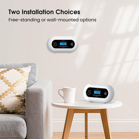 KARUOTOP CO detector emits an 85 dB audible alarm