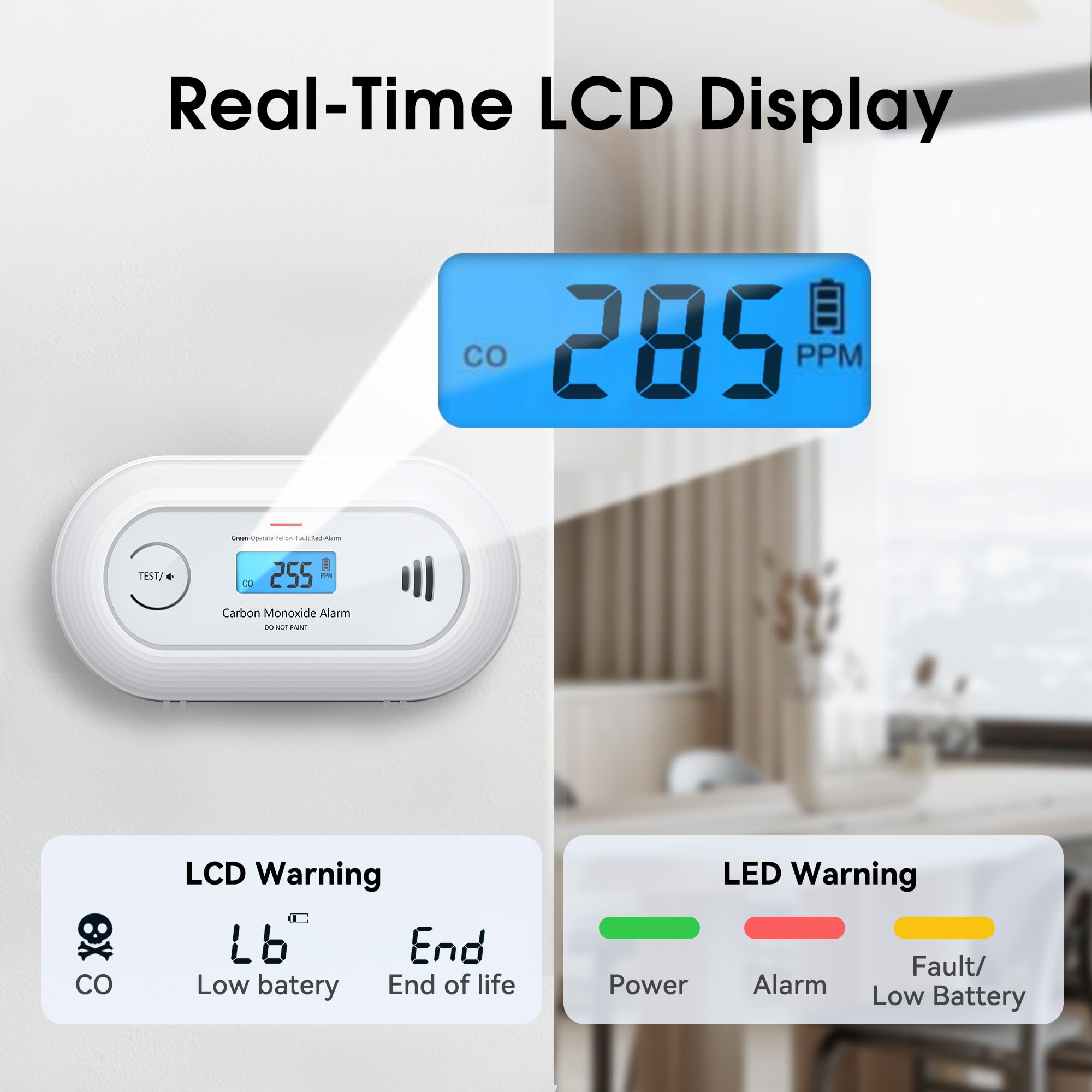 KARUOTOP LCD backlit display readable day or night