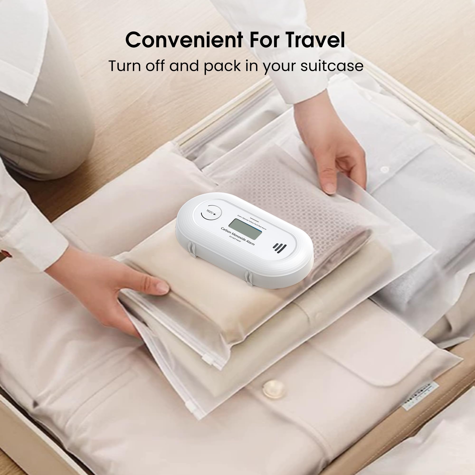 KARUOTOP portable CO detector suitable for travel