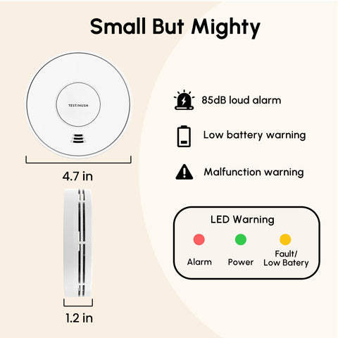 KARUOTOP self-check LED confirms ongoing monitoring without disturbing sleep.