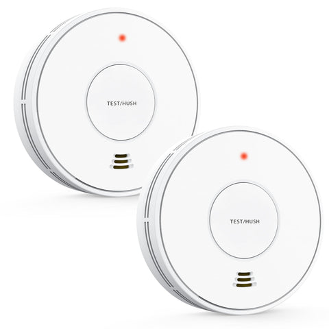 KARUOTOP dual-sensor detector pack provides reliable smoke and CO alerts.