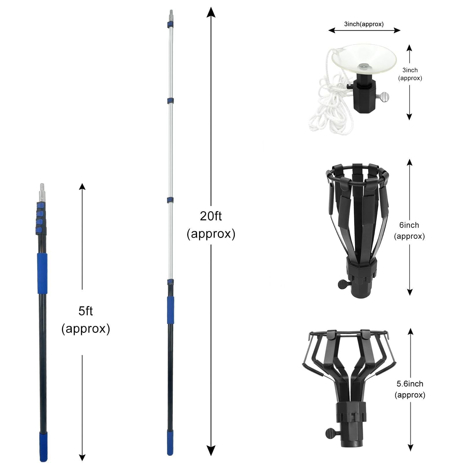 Karveden eight-finger cage contact points securely grip bulbs