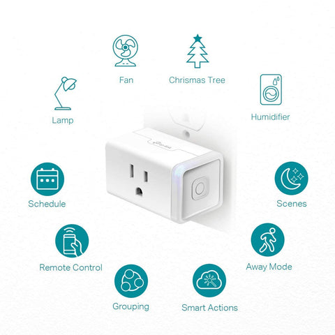 Kasa Smart app control on HS103P4 for remote management from anywhere.