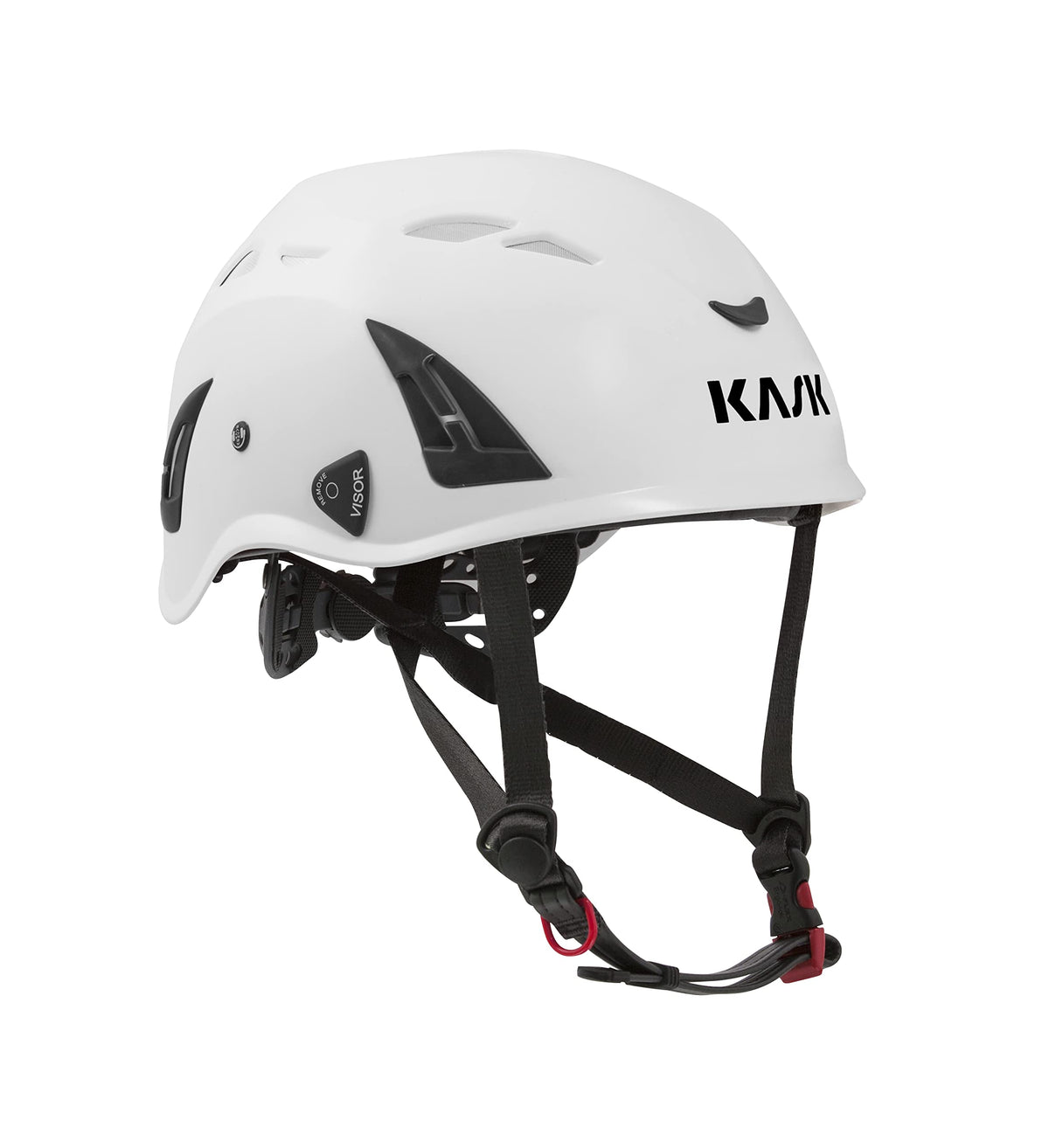 KASK SuperPlasma HD helmet front view shows sturdy protection for demanding work environments.