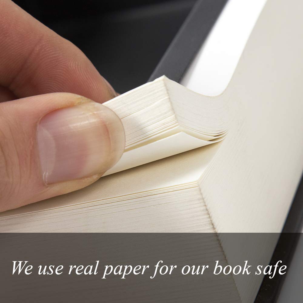 KASLVOX book safe on a shelf blends with decor