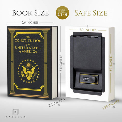 KASLVOX dorm room safe offers discreet hiding in plain sight