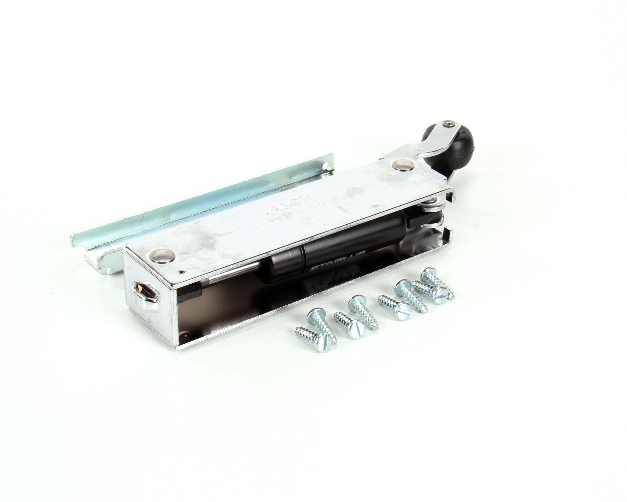 Kason 1094 SureClose adjustable mounting slots simplify installation and compensate for door sag.