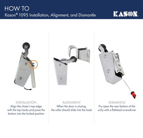 Kason 1095 bend-resistant hook for heavy use