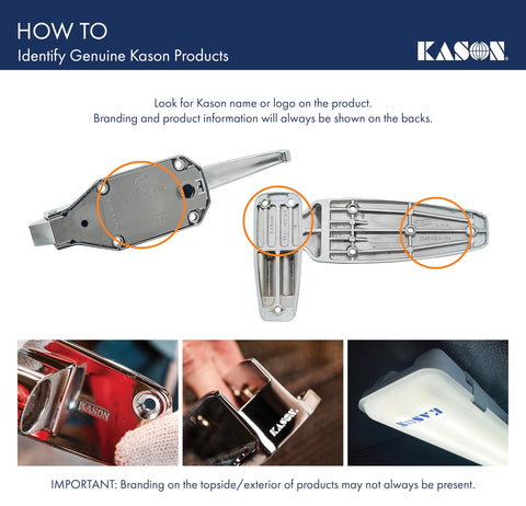 Kason 1095 walk-in door compatibility ensures reliable self-closing
