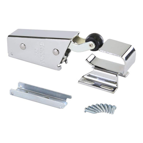 Kason spring-action door closer delivers smooth, quiet closure for heavy doors.