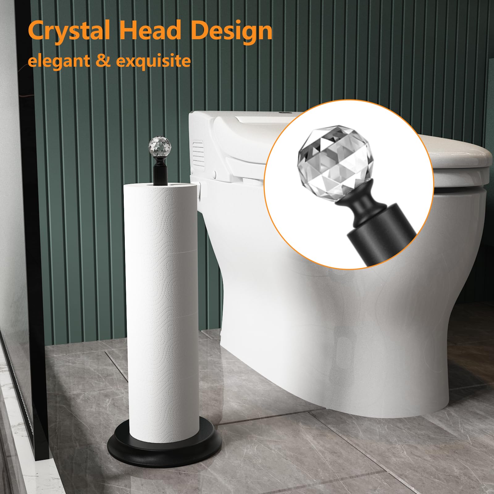 Kasunto space-saving design in black complements modern bathrooms and decor.