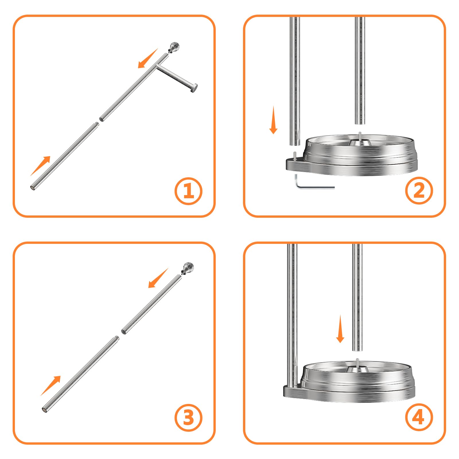 Easy, tool-free setup lets you install in minutes with the included guide.
