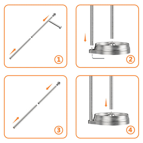 Easy, tool-free setup lets you install in minutes with the included guide.