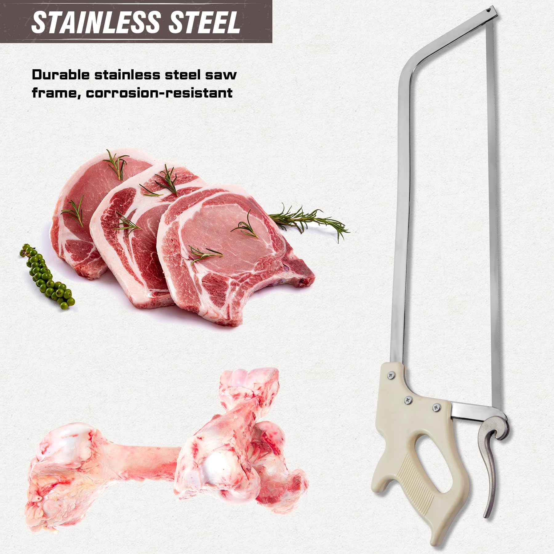 KATA bone saw cutting deer meat during processing
